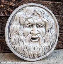 Load image into Gallery viewer, Roman Greek Mouth of truth Bocca della Verita Sculptural Wall frieze plaque relief www.Neo-Mfg.com 9.5&quot;
