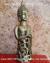 Load image into Gallery viewer, Asia Buddha Jali Murda Greeting Namaste Statue Sculpture 15&quot; Neo-Mfg
