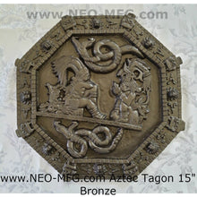 Load image into Gallery viewer, History MAYAN AZTEC Tagon Temple of Feathered serpent ritual Sculptural wall relief plaque 15&quot; Museum Quality www.Neo-Mfg.com
