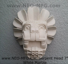 Load image into Gallery viewer, History Feathered Serpent Head of Quetzalcoaltl Aztec Maya Artifact Carved Sculpture Statue 7&quot; www.Neo-Mfg.com
