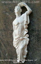 Load image into Gallery viewer, Roman Greek Wine Bearer Figure Sculptural Wall relief www.Neo-Mfg.com 18&quot; tall
