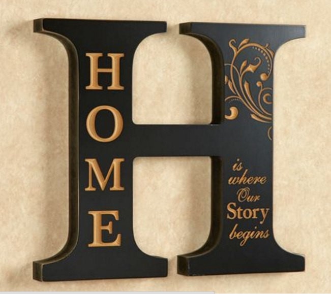 Decor H Home wall art plaque 15