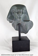 Load image into Gallery viewer, History Egyptian Ankhkhonsu bust Statue Sculpture 12&quot; www.Neo-Mfg.com home decor Museum reproduction
