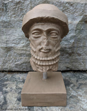 Load image into Gallery viewer, Assyrian Hammurabi Babylonian statue fragment replica Mesopotamian sculpture Artifact 7&quot; www.Neo-Mfg.com
